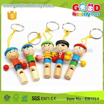 5Design Promotion Gift Cheap Hardwood Whistle Toys pour bébé